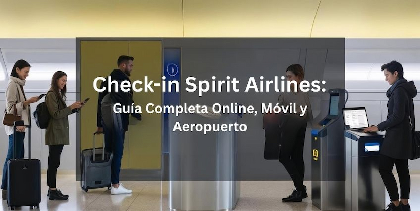 Check-in Spirit Airlines: Guía Completa Online, Móvil y Aeropuerto