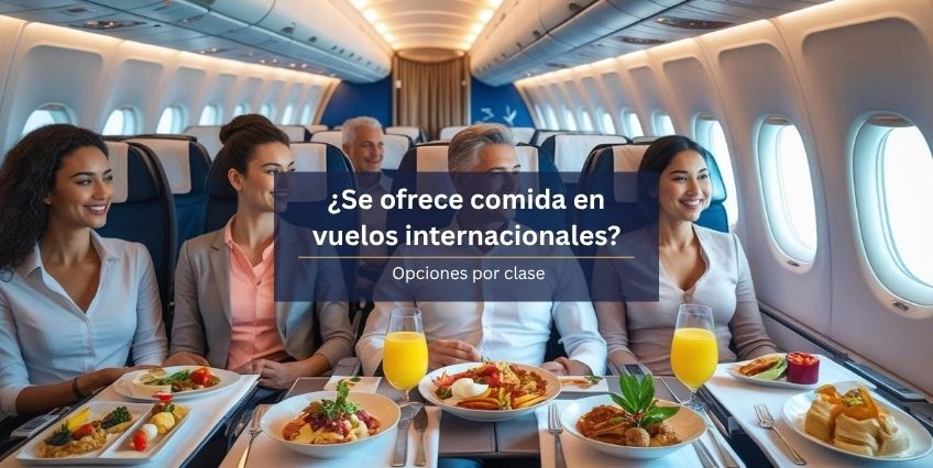 ¿Se Ofrece Comida en Vuelos Internacionales? Opciones por Clase ¿Se Ofrece Comida en Vuelos Internacionales? Opciones por Clase