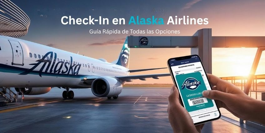 Check-In en Alaska Airlines: Guía Rápida de Todas las Opciones Check-In en Alaska Airlines: Guía Rápida de Todas las Opciones