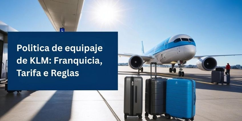 Politica de equipaje de KLM: Franquicia, Tarifa e Reglas Politica de equipaje de KLM: Franquicia, Tarifa e Reglas