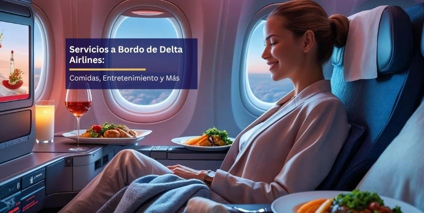 Servicios a Bordo de Delta Airlines: Comidas, Entretenimiento y Más Servicios a Bordo de Delta Airlines: Comidas, Entretenimiento y Más