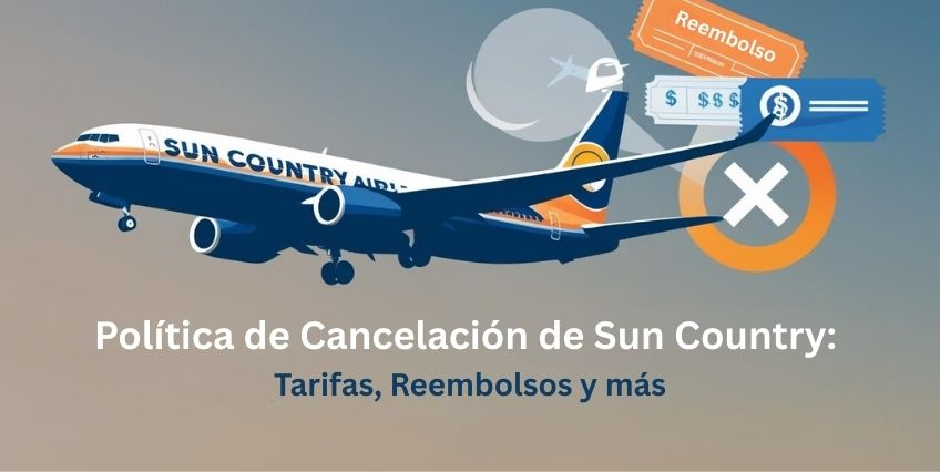 Política de Cancelación de Sun Country: Tarifas, Reembolsos y más Política de Cancelación de Sun Country: Tarifas, Reembolsos y más