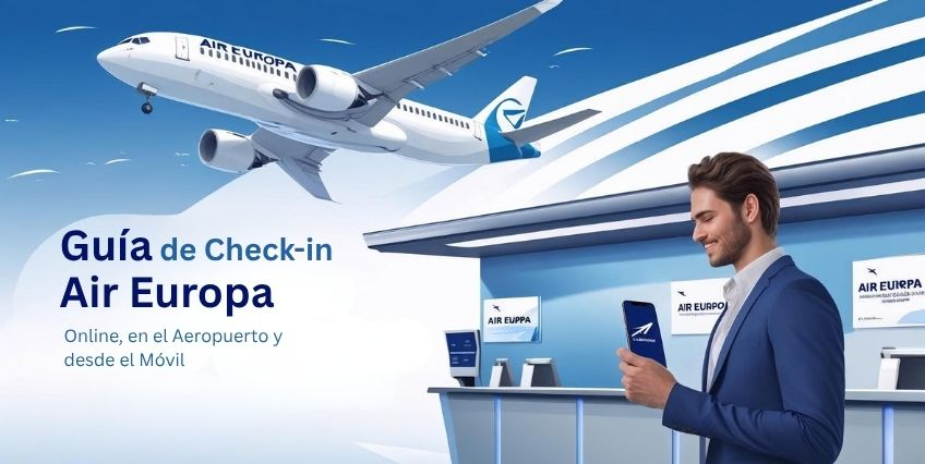 Guía de Check-in de Air Europa: Opciones en Línea, en el Aeropuerto y Móvil Guía de Check-in de Air Europa: Opciones en Línea, en el Aeropuerto y Móvil